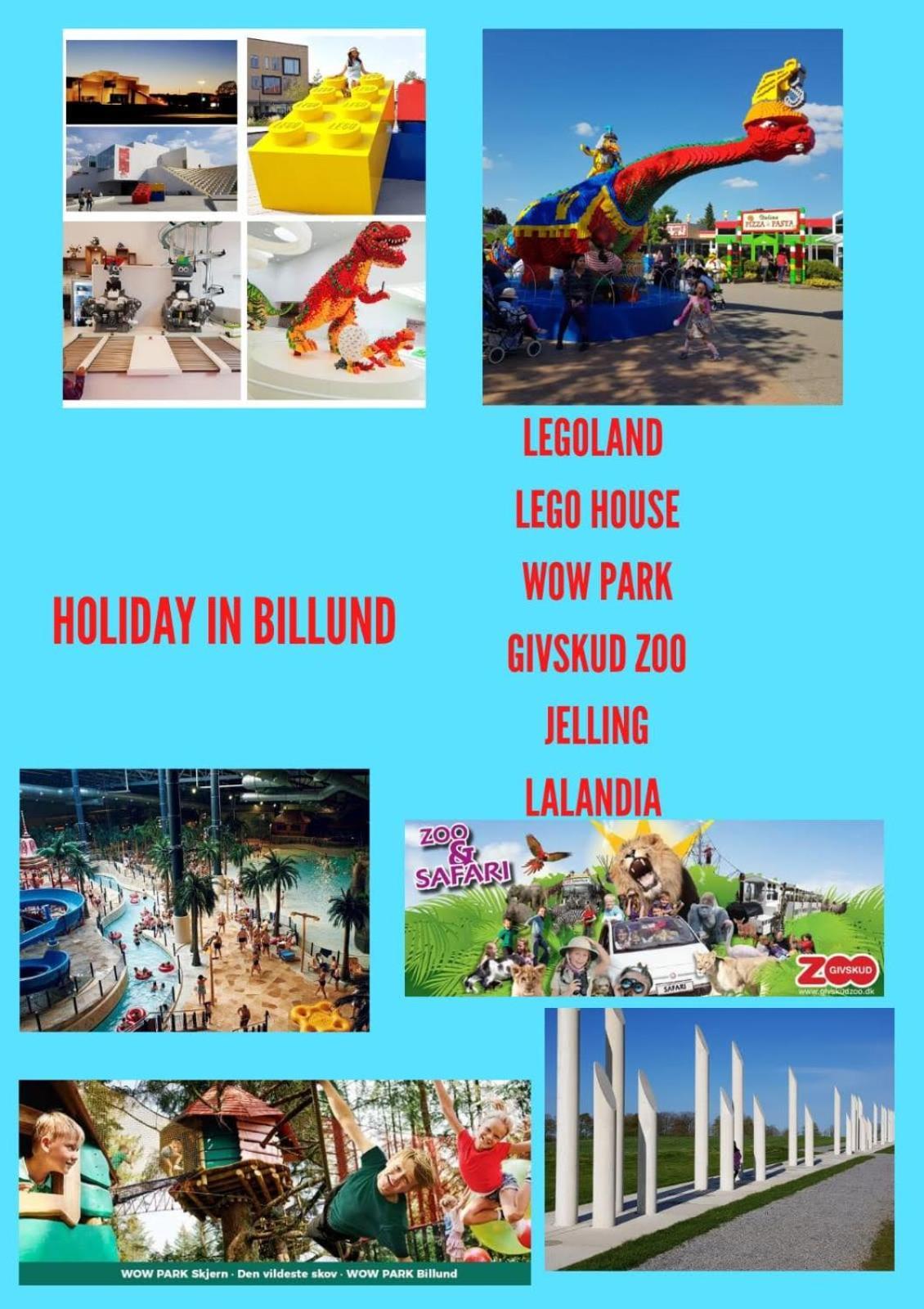 5 Minute Walk To Lego House - 50M2 Apartment With Garden / A Unit 比隆 外观 照片